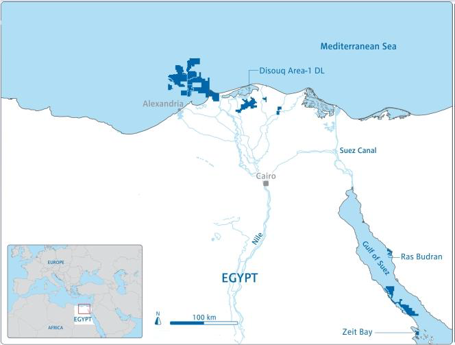 Disouq, Ras Budran and Zeit Bay