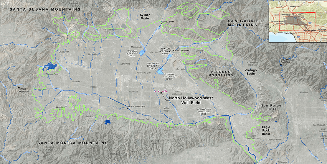 NHW Production Well Field Location Map